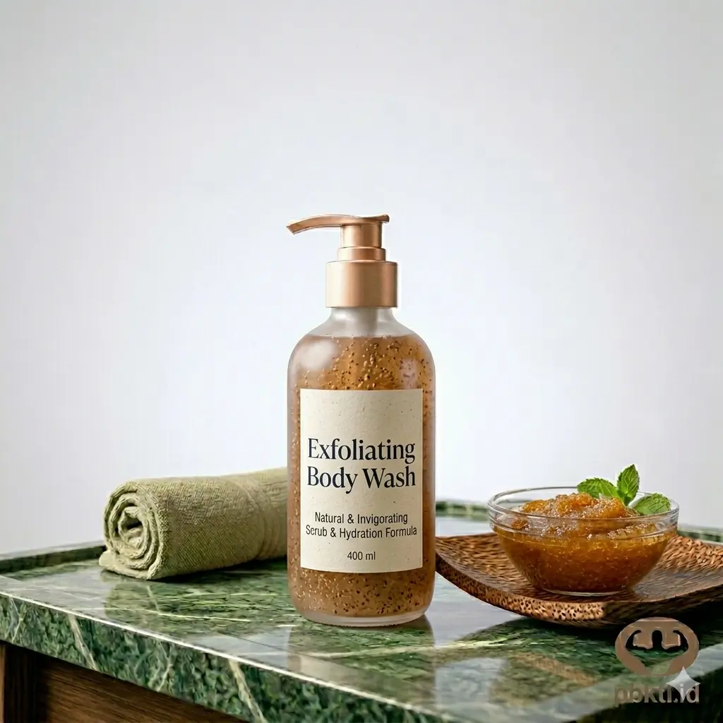 Jasa Maklon Exfoliating Body Wash Custom Brand